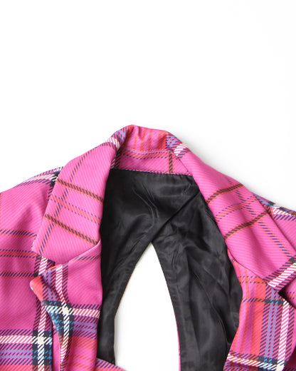 Rose Blazer with Crystal Side Accents