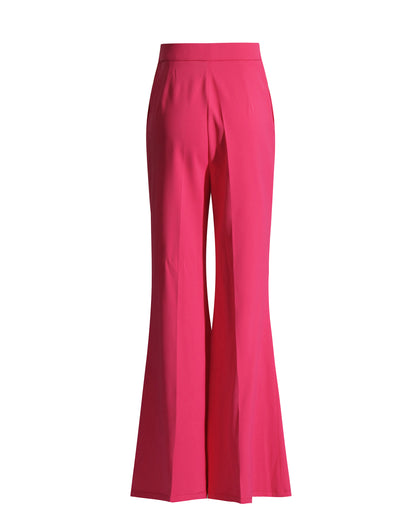Rose High-Waisted Flare Trousers