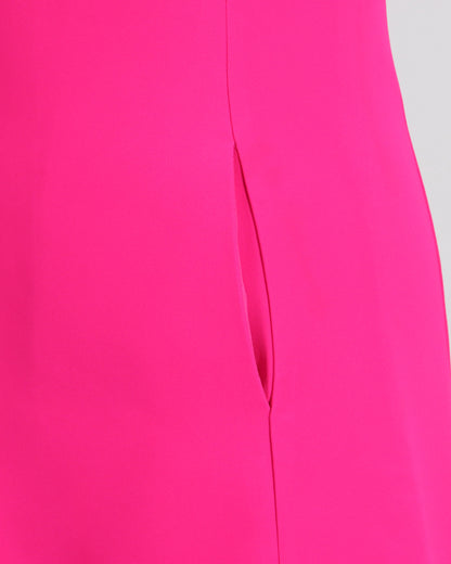 Rose Tie-Strap Bowknot Mini Dress