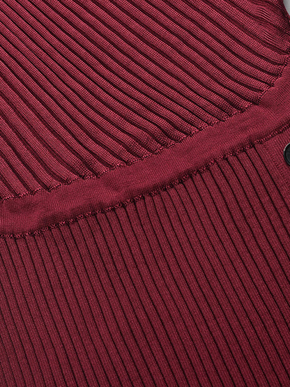 Side Split Hollow Out Midi Dress