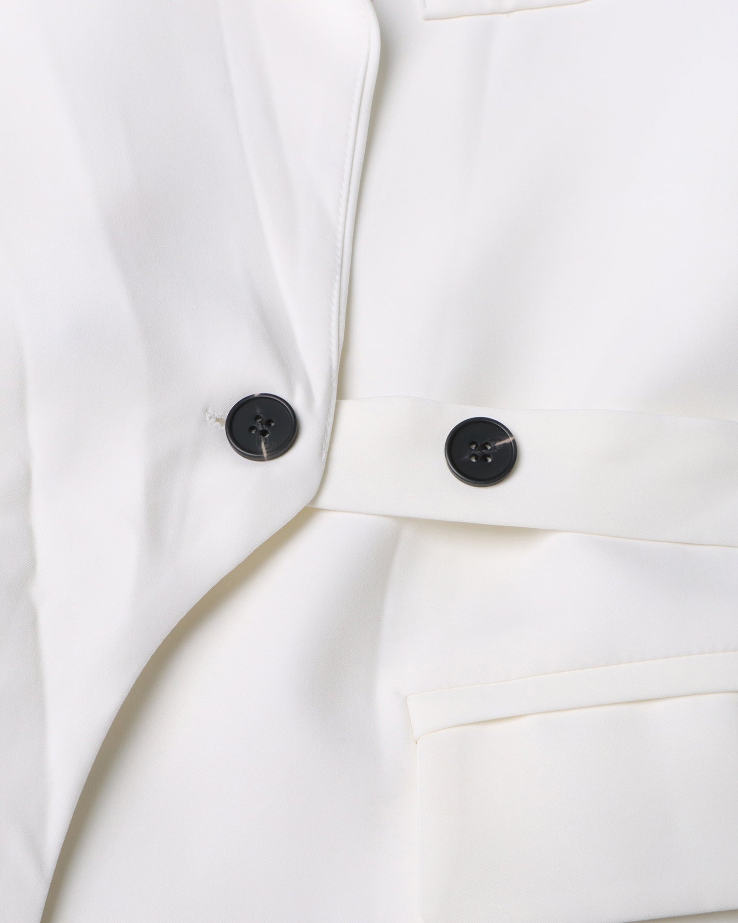 White Belted Blazer Dress