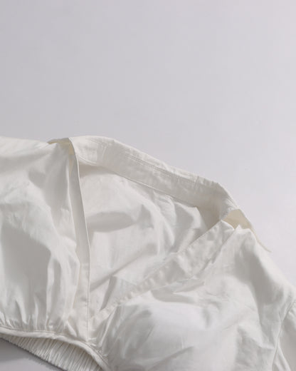 White Cut-Out Long Sleeve Maxi Dress Set