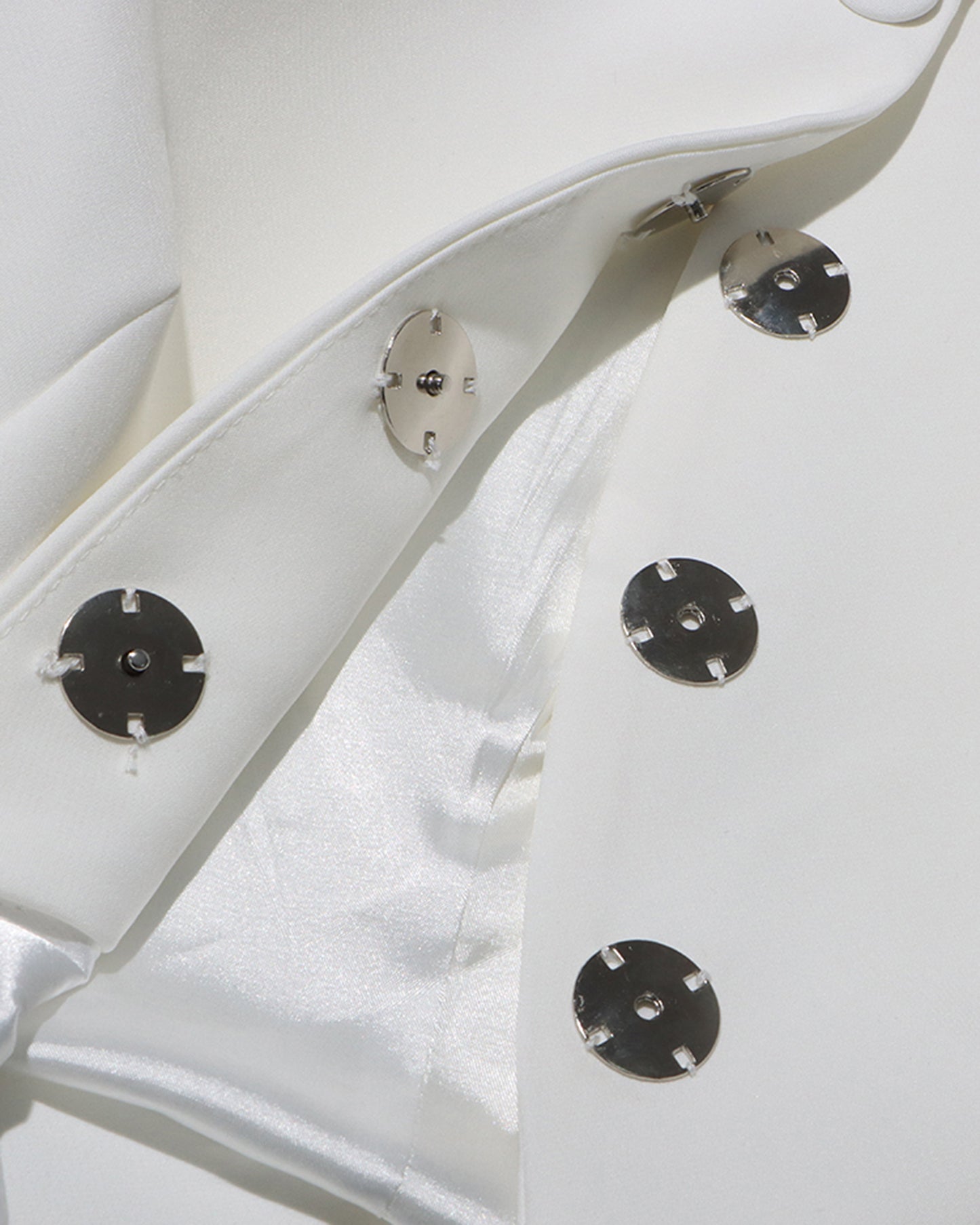 White Jacket with Back Satin Bow