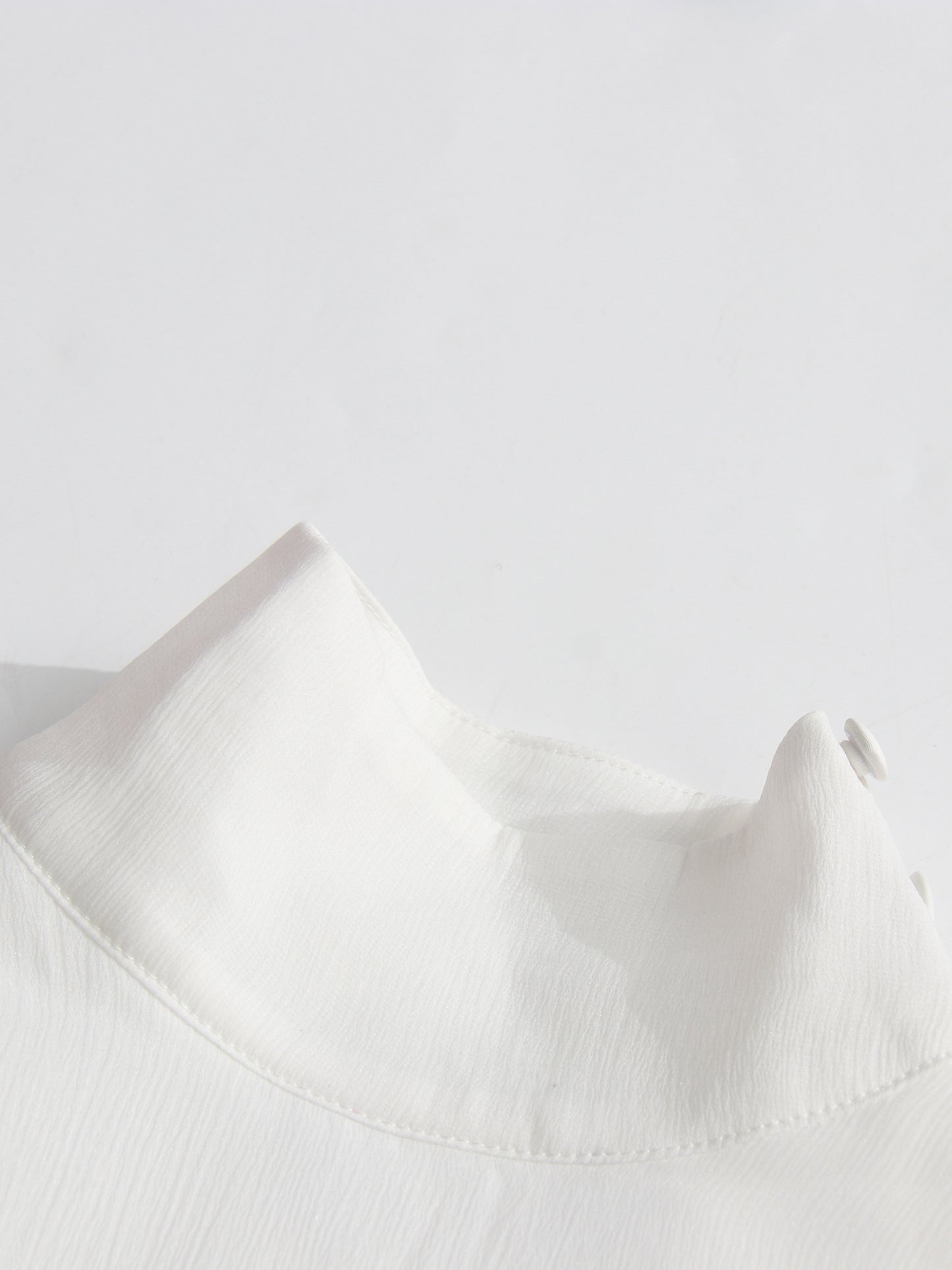 White Lace Up Ruffled Sheer Long Dress