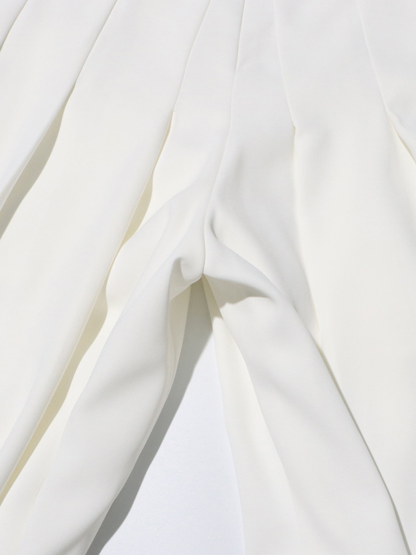 White Off-Shoulder Top & Wide-Leg Pants Set