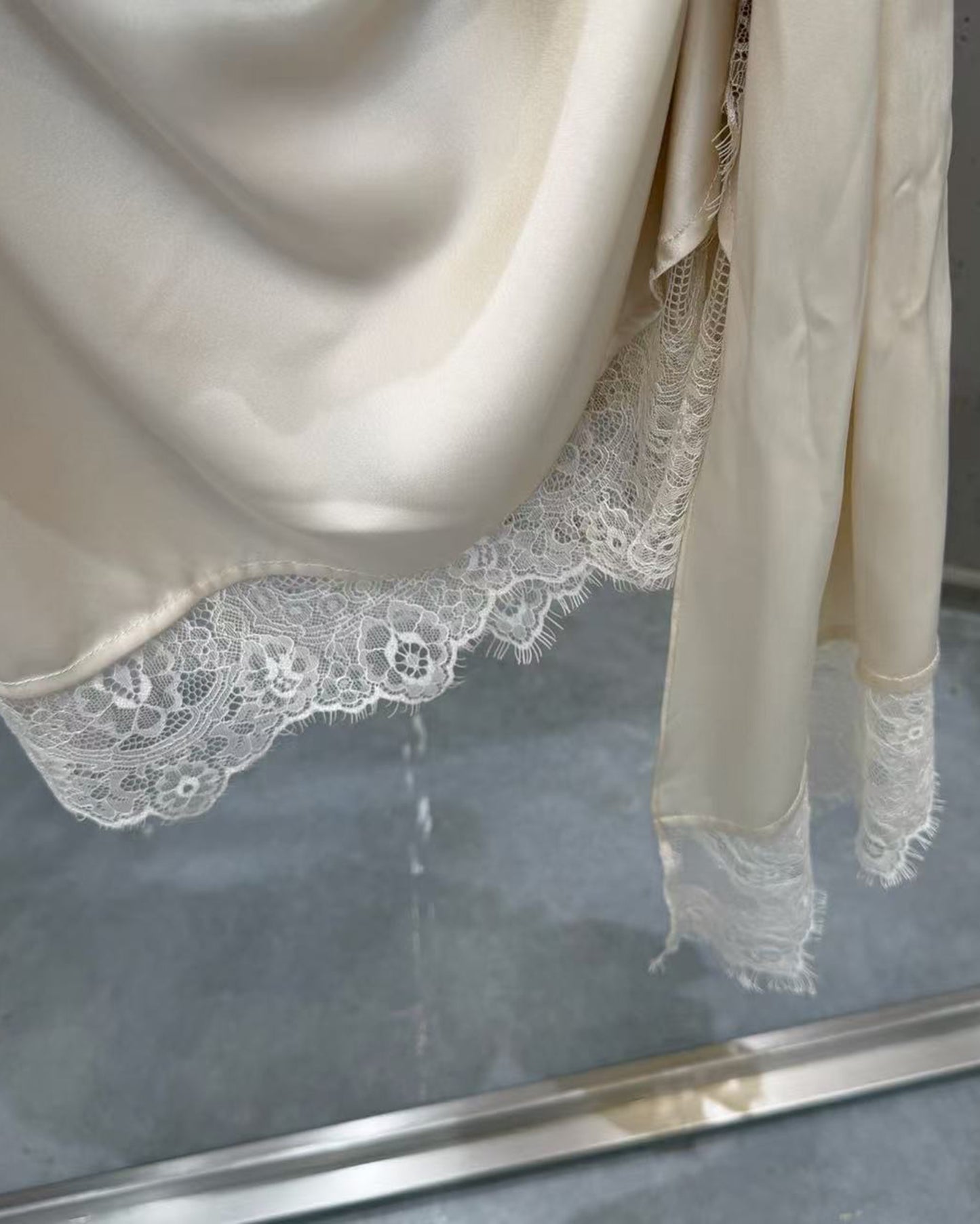 White Off Shoulder Lace Trim Mini Dress