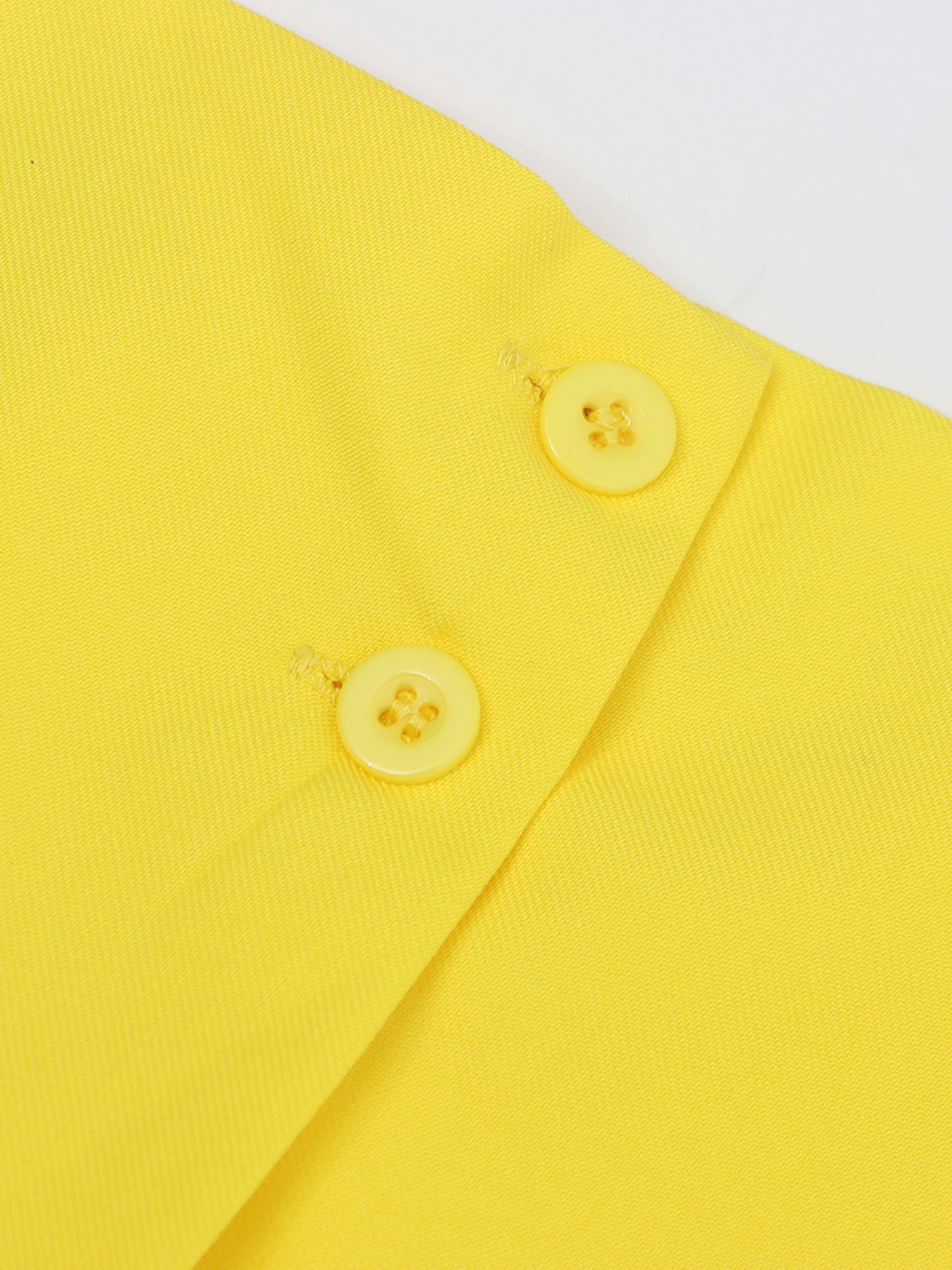 Yellow Floral Appliqué Crop Top & Midi Skirt Set