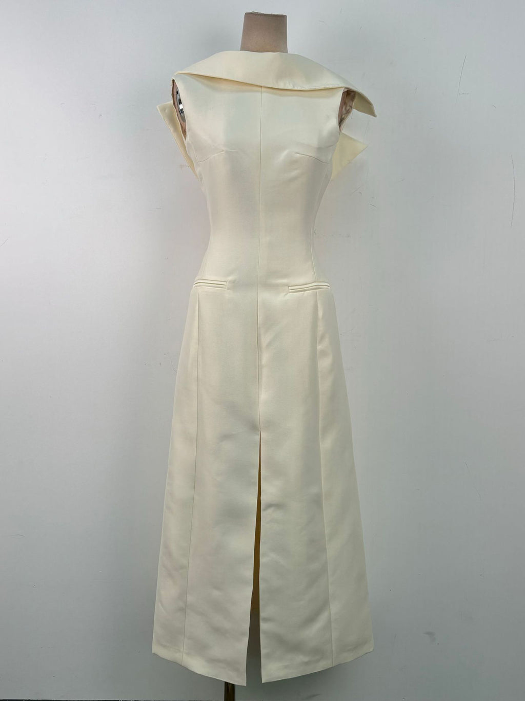 Solid Sleeveless Side Split Long Dress