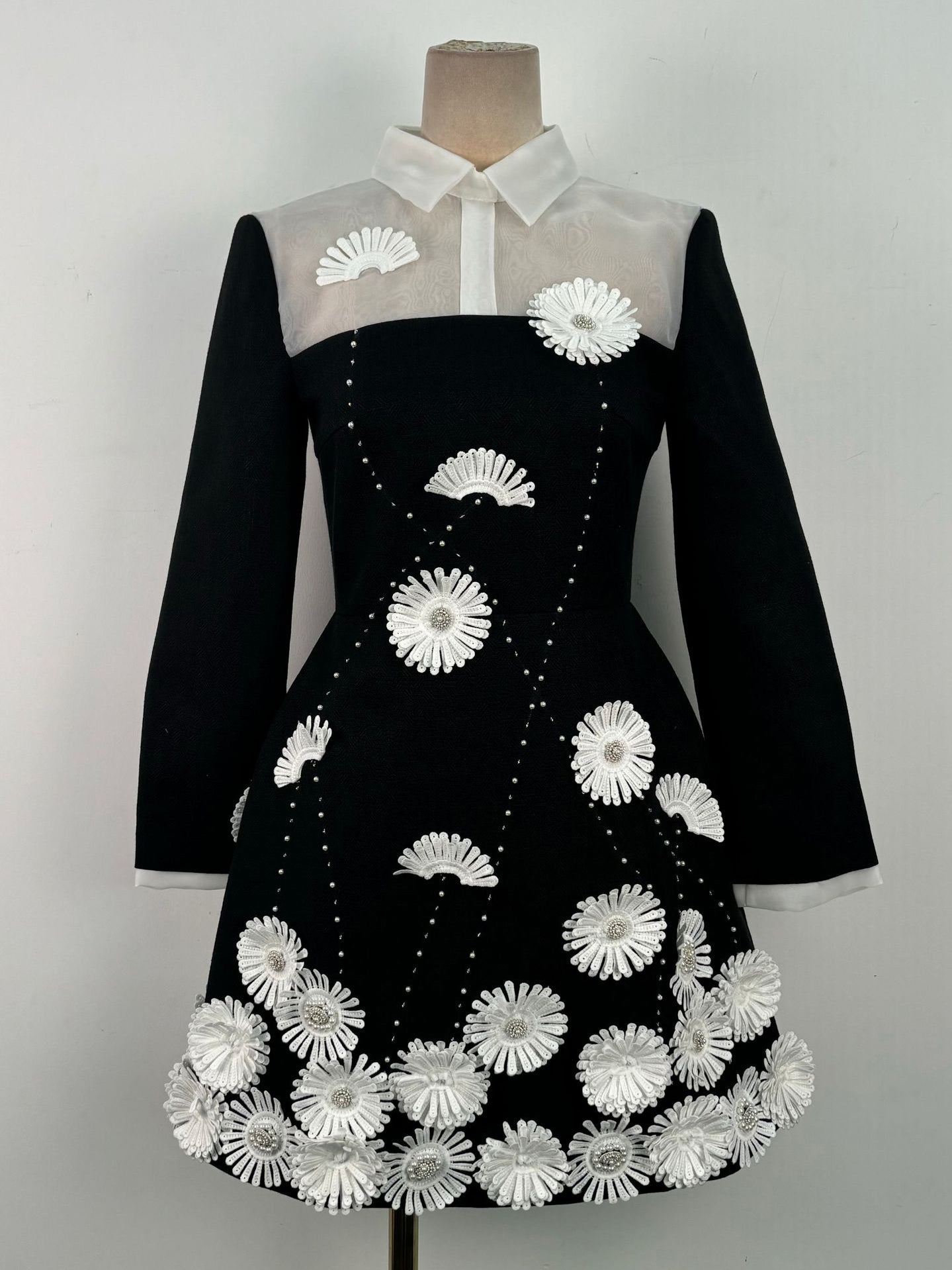 Hit Color Patchwork Short Dress