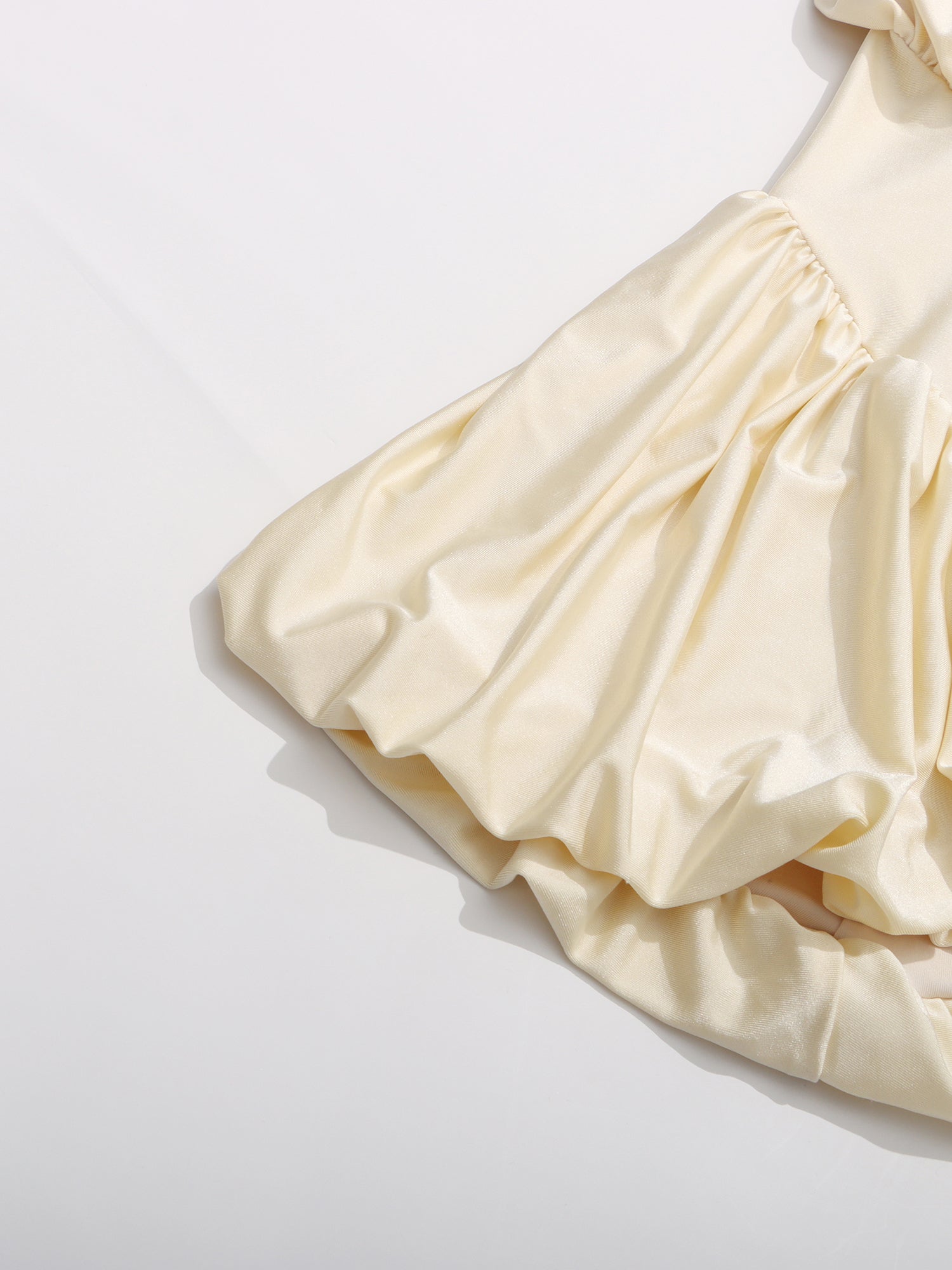 Apricot Halter Maxi Dress with Ruffled Spiral - SISPELL