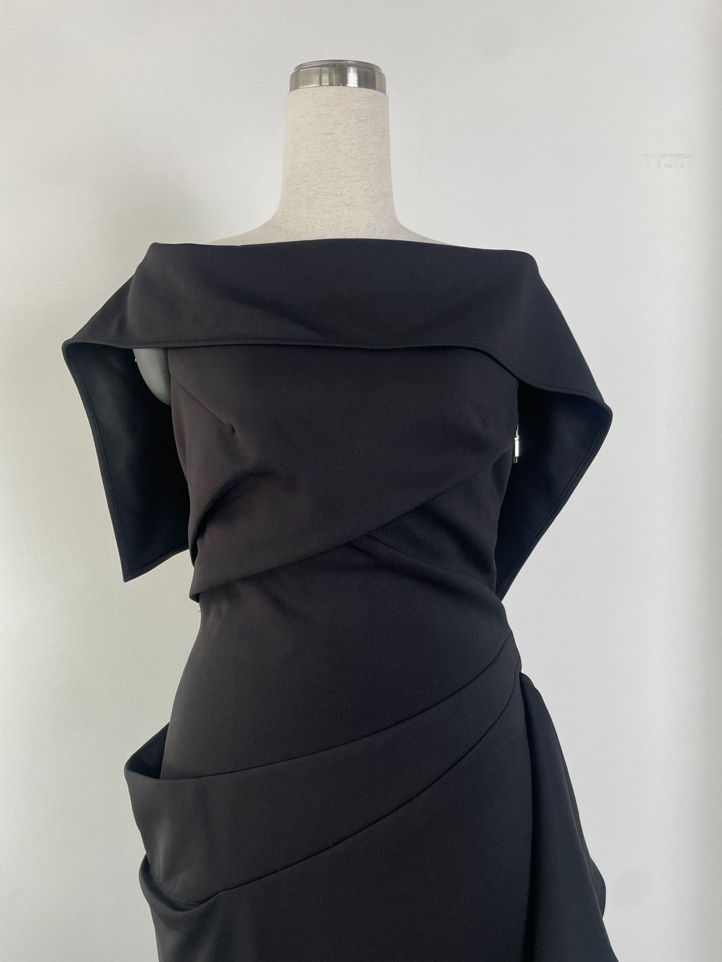 Solid Elegant Off Shoulder Long Dress