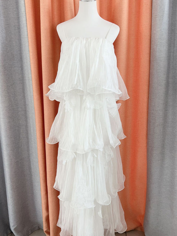 Elegant Solid Off Shoulder Long Dress