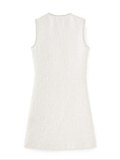 Solid Elegant Patchwork Short Dress