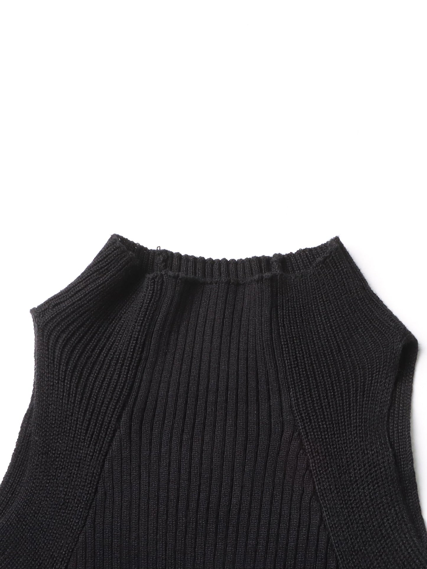 Black Knit Cutout Knot Bodycon Mini Dress - SISPELL