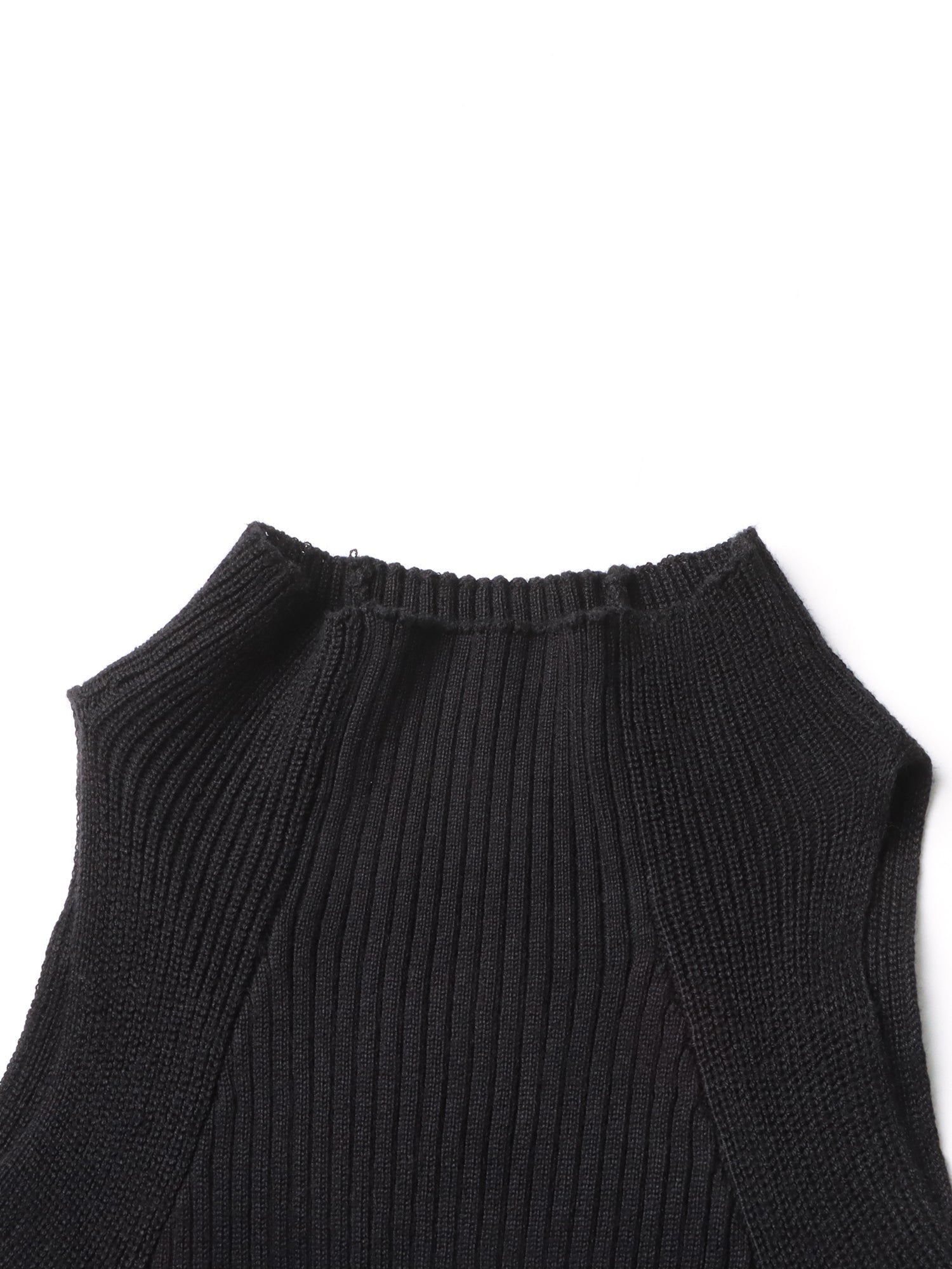 Black Knit Cutout Knot Bodycon Mini Dress - SISPELL