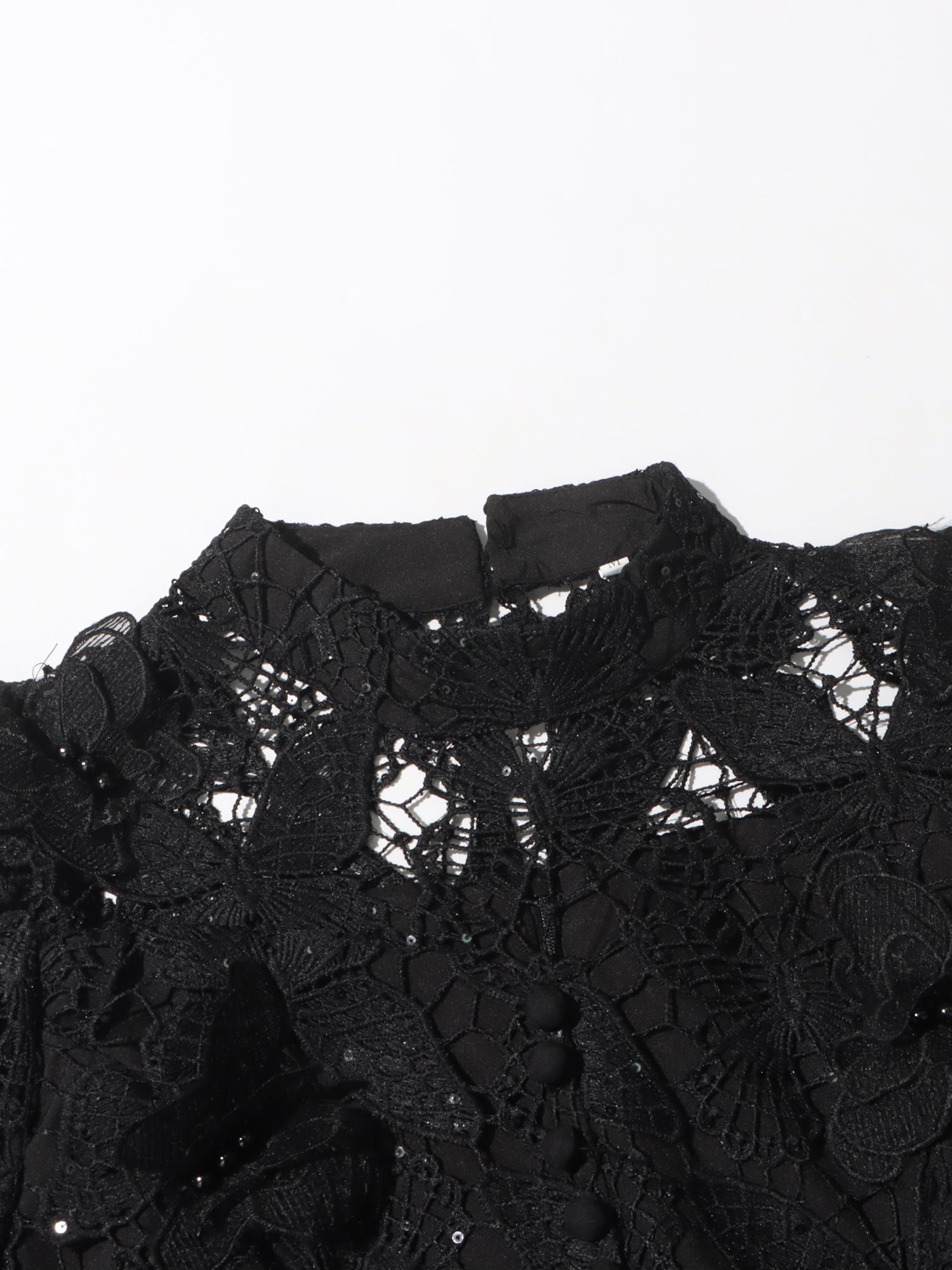 Black Lace Top & Tulle Skirt Two - Piece Set - SISPELL