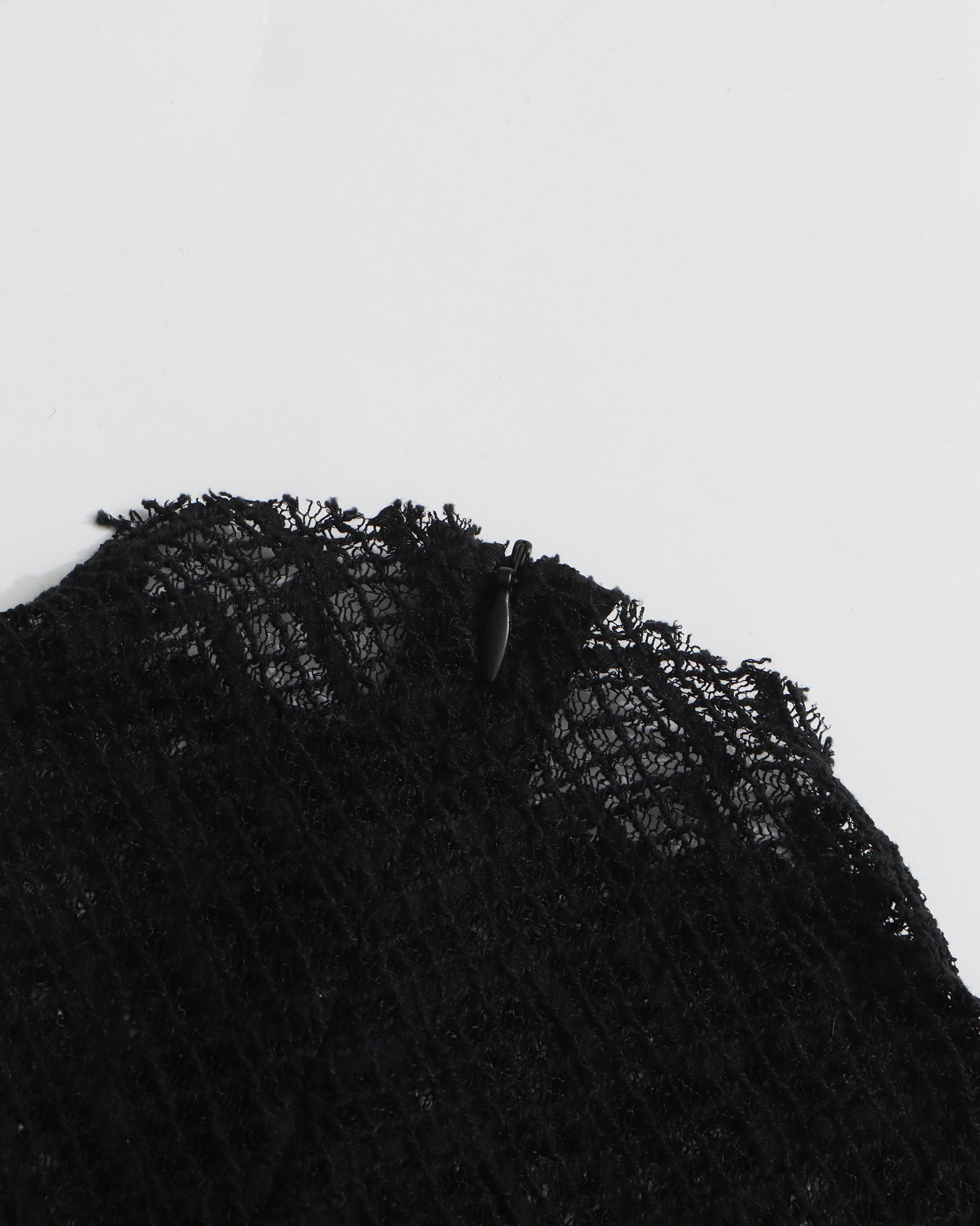 Black Sheer - Sleeve Ruffled Mini Dress - SISPELL