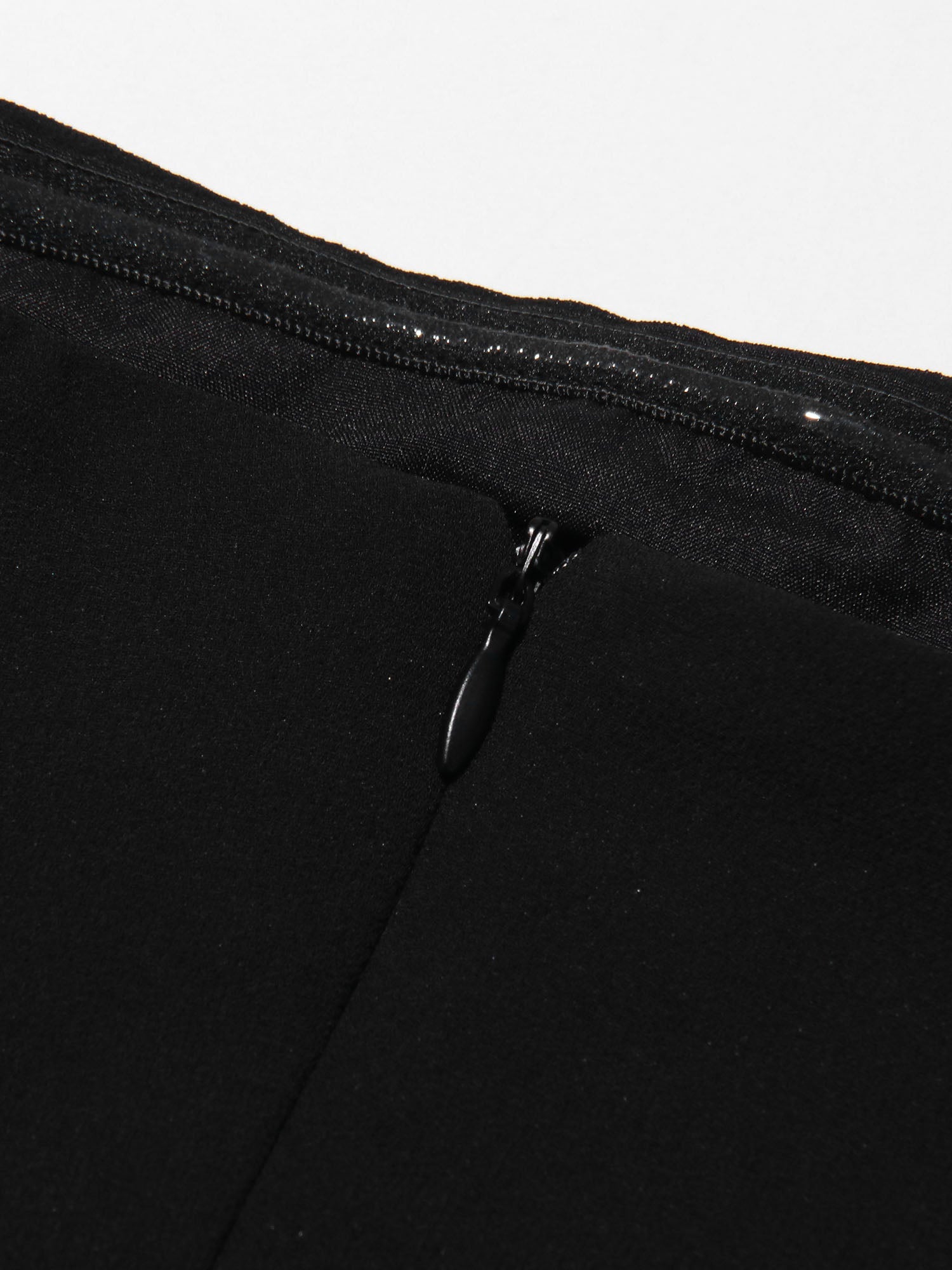 Black Strapless Maxi Evening Dress with Gold Detail - SISPELL