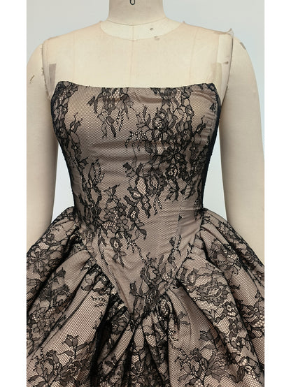 Off Shoulder Lace Short Dress