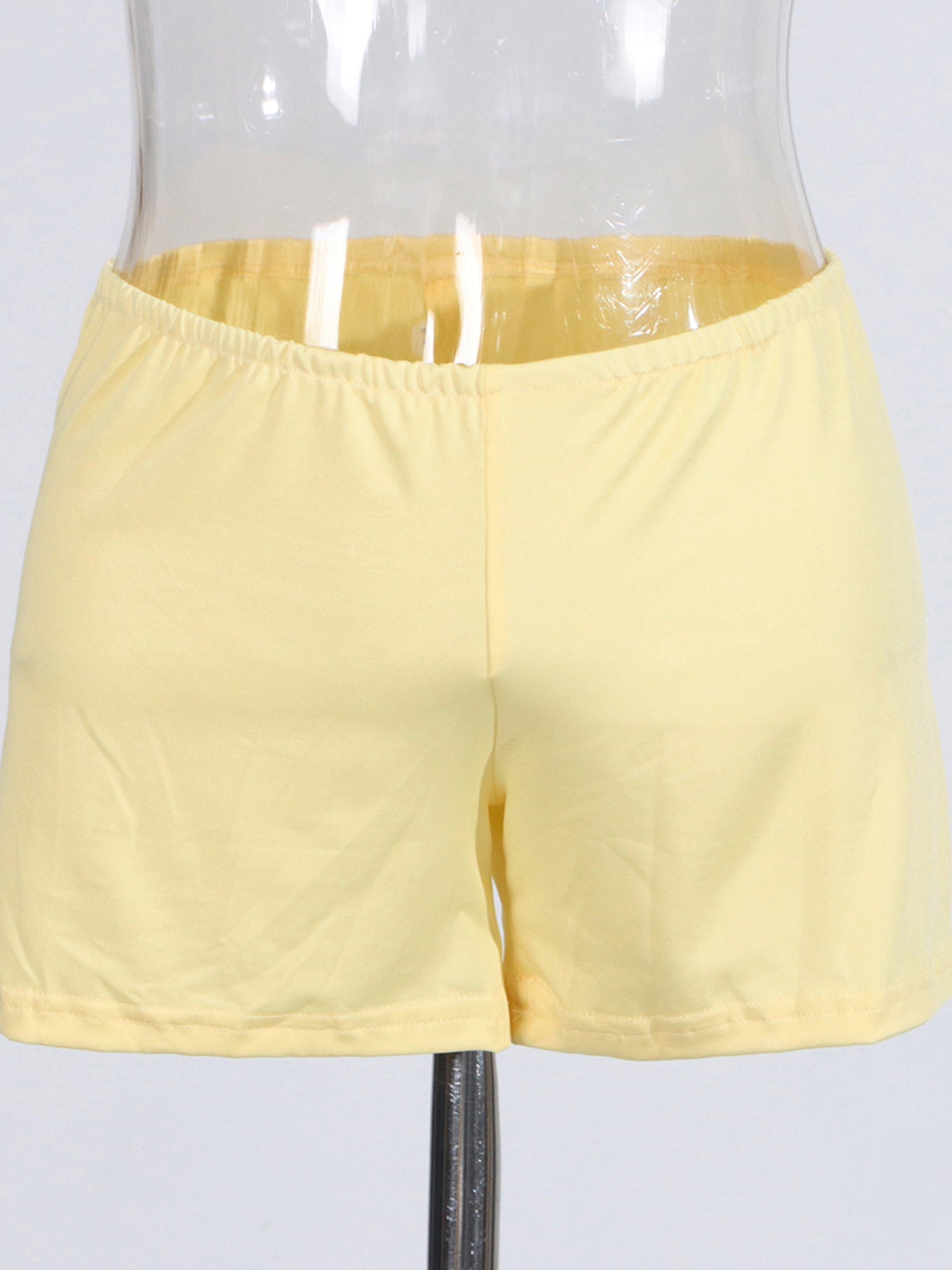 Charming Yellow Tie - Neck Wrap Mini Dress - SISPELL