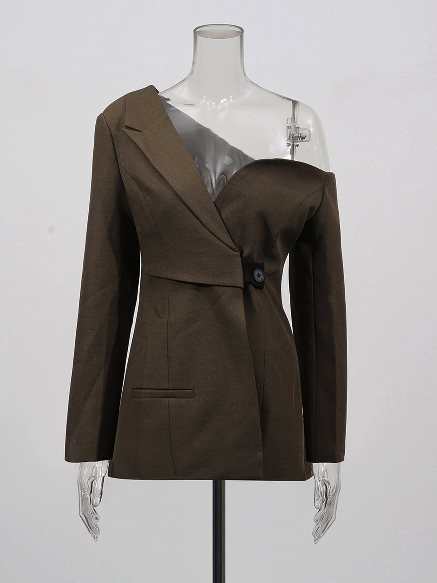 Chic Coffee - Colored Tailored Blazer - SISPELL