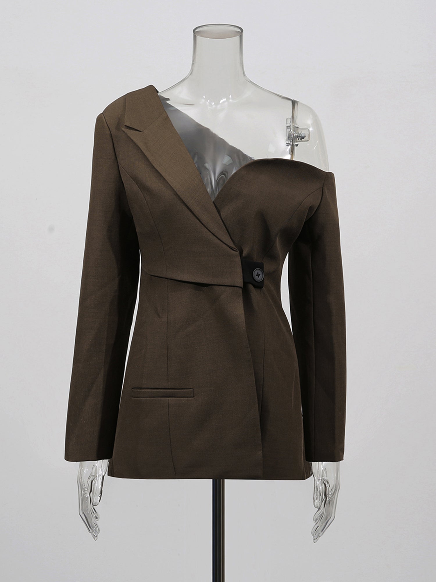 Chic Coffee - Colored Tailored Blazer - SISPELL