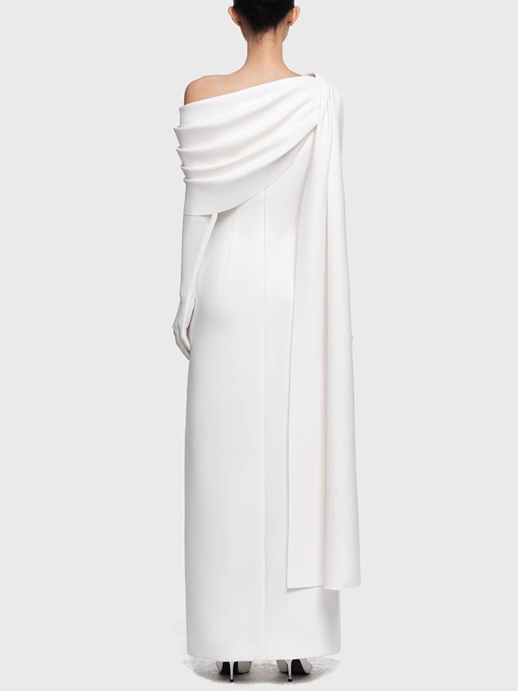 Chic Elegant Solid Long Dress - SISPELL