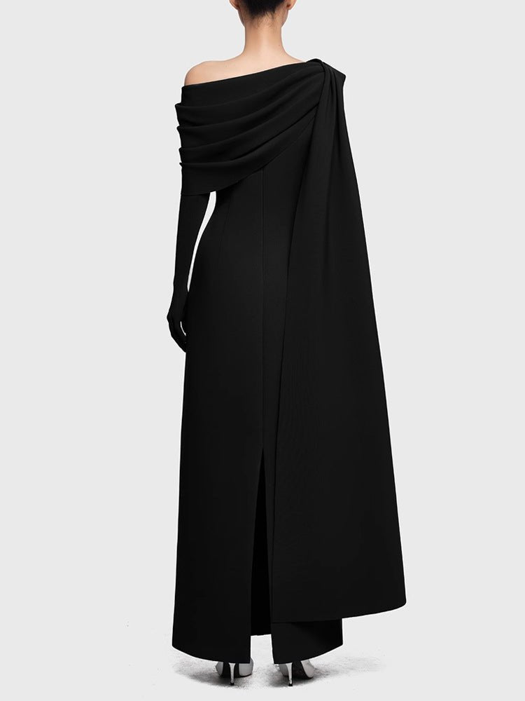 Chic Elegant Solid Long Dress - SISPELL