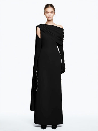 Chic Elegant Solid Long Dress - SISPELL