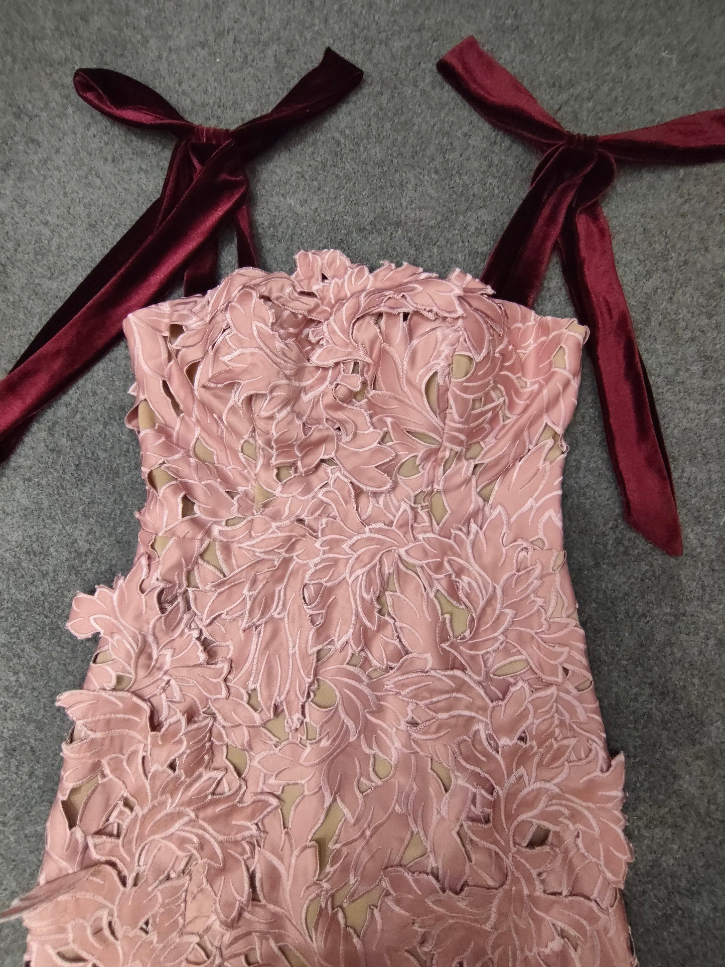 Chic Hollow Out Patchwork Short Dress - SISPELL