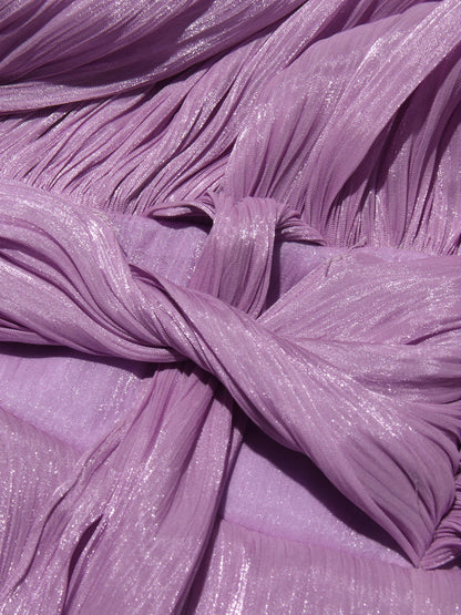 Chic Lavender Tie - Neck Wrap Mini Dress - SISPELL