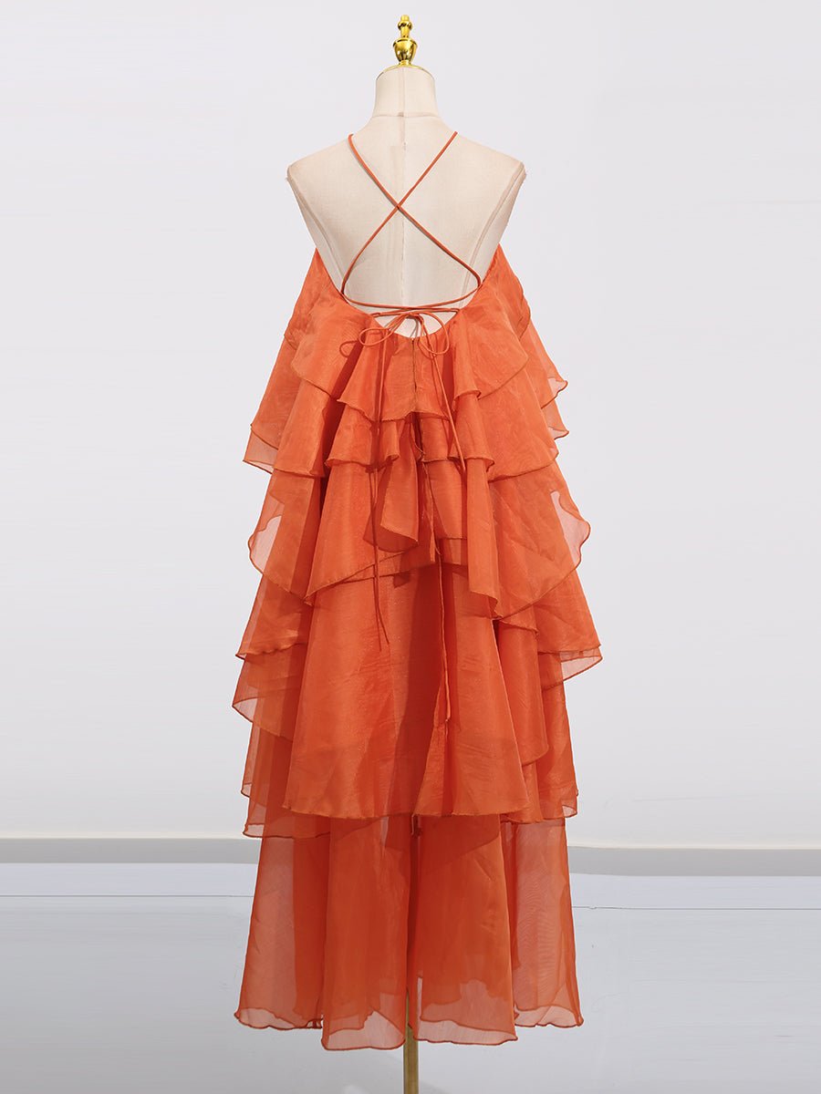 Chic Patchwork Flower Long Dress - SISPELL