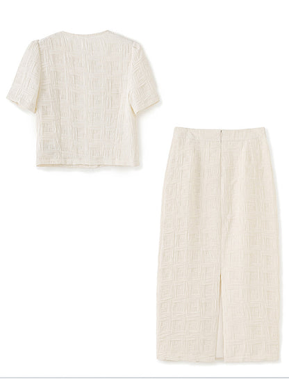New Elegant Solid Two Piece Set