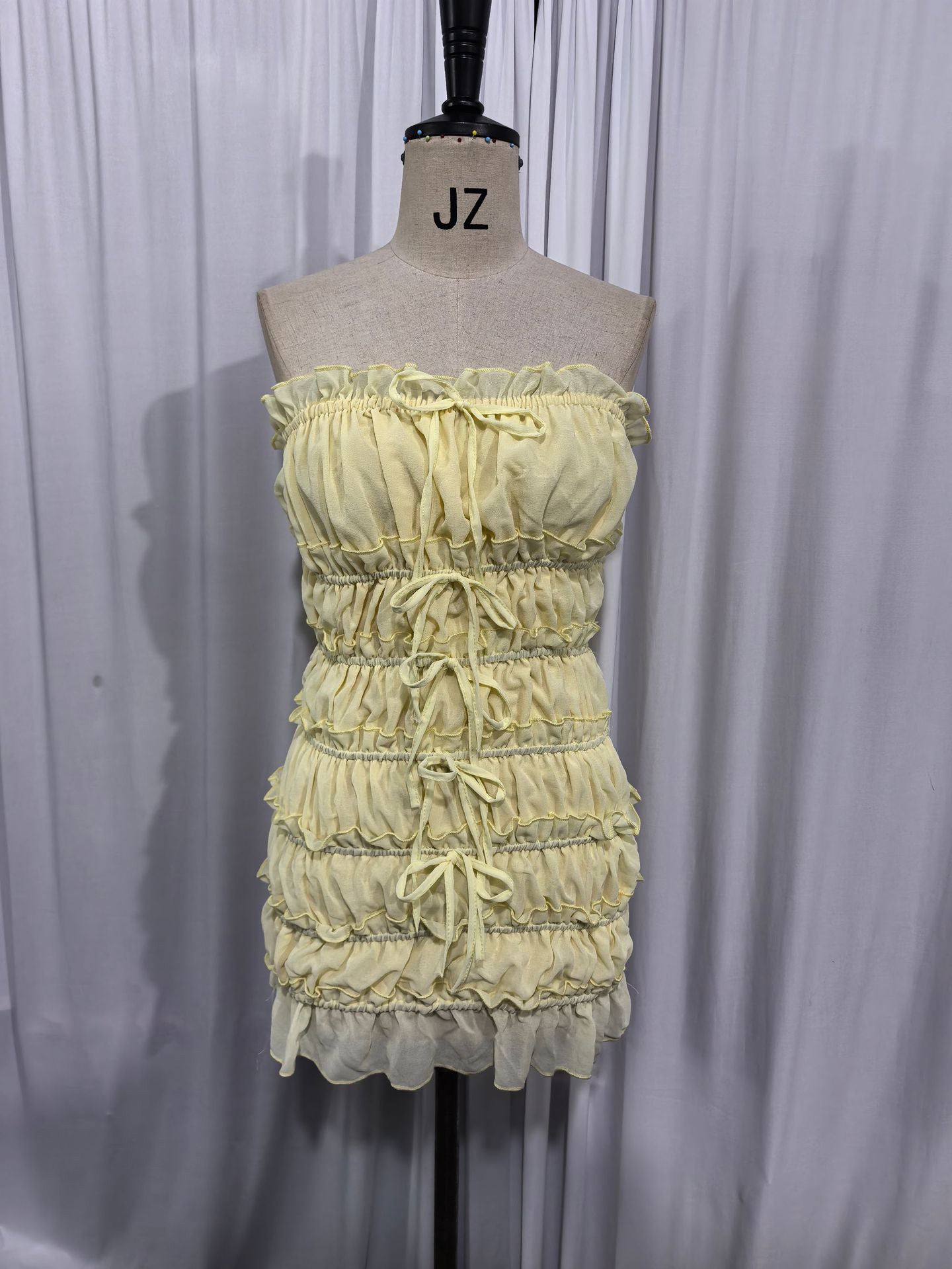 Off Shoulder Ruched Short Dress