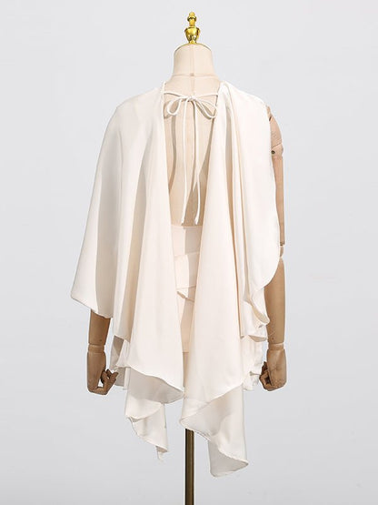 Elegant Chic Solid Short Dress - SISPELL