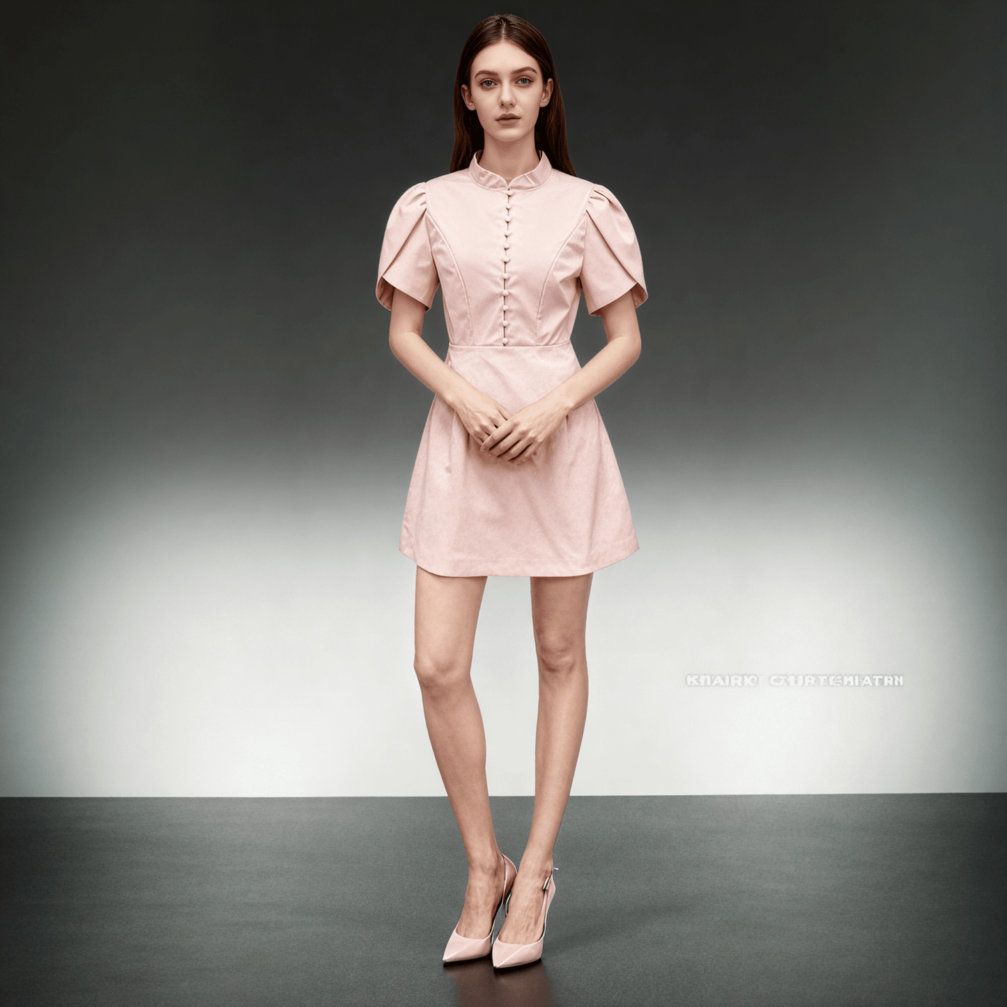 Elegant Chic Solid Short Dress - SISPELL