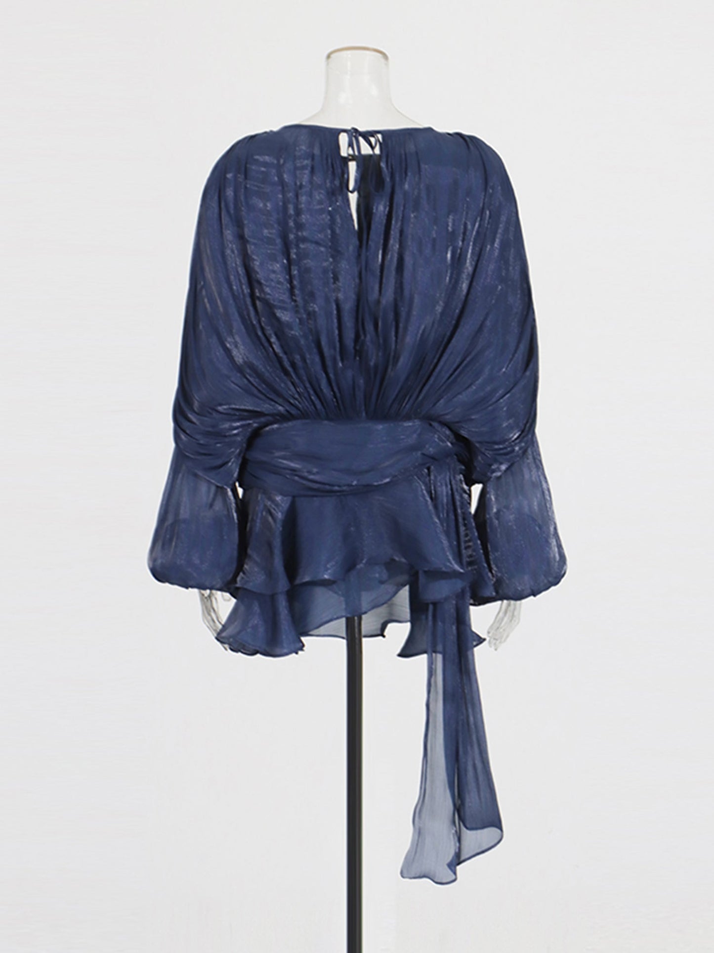 Elegant Tie - Neck Wrap Mini Dress Collection - SISPELL