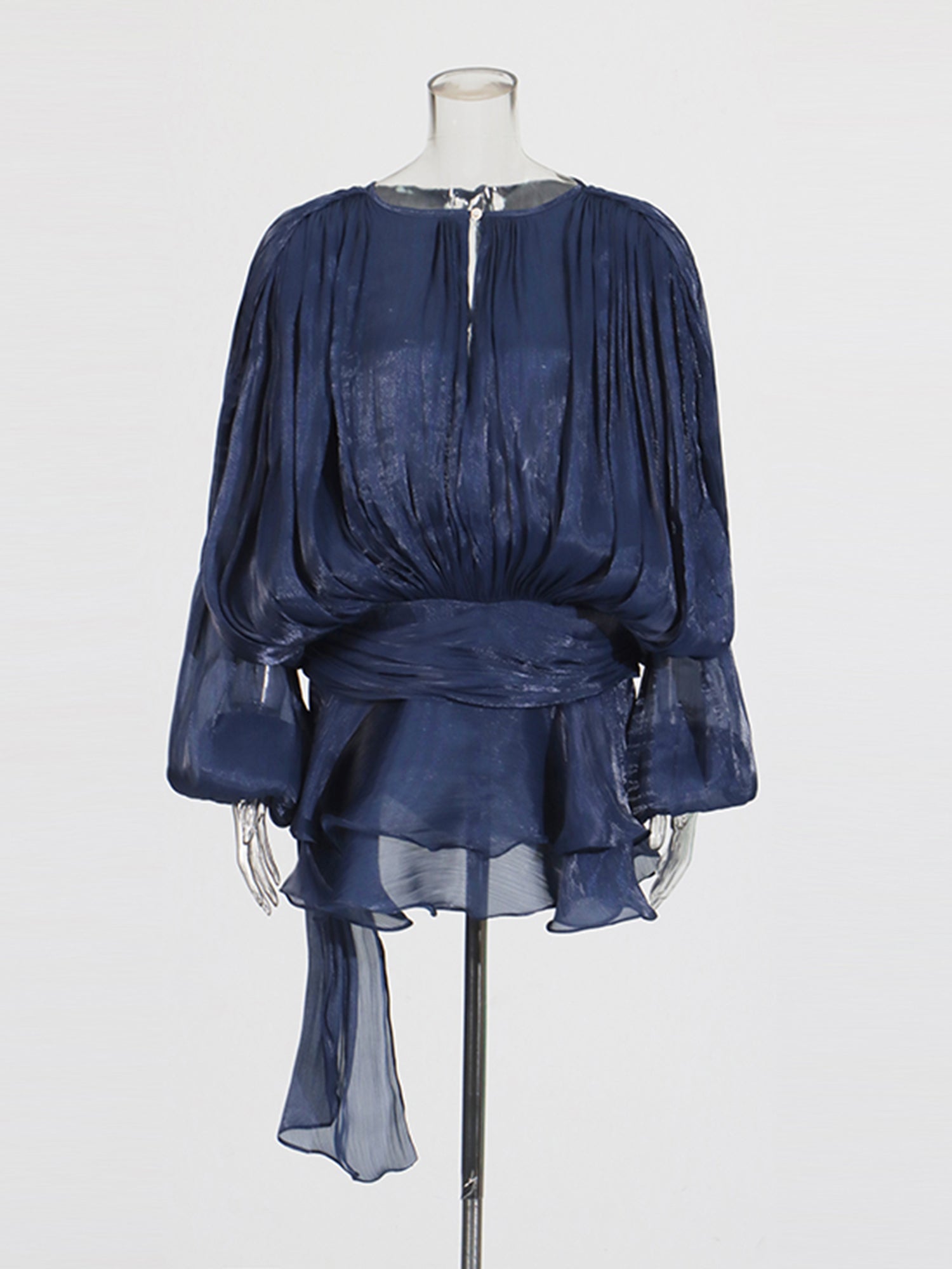 Elegant Tie - Neck Wrap Mini Dress Collection - SISPELL