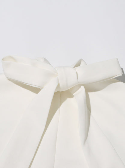 Elegant White Maxi Dress with 3D Floral Appliqués - SISPELL