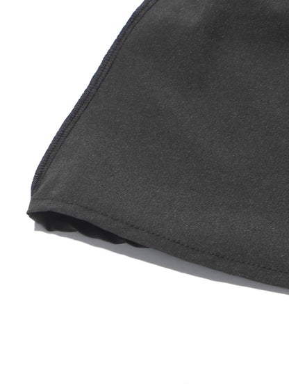 Glamorous Black Maxi Dress with 3D Floral Appliqués - SISPELL