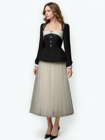 Hit Color Mesh Two Piece Set - SISPELL