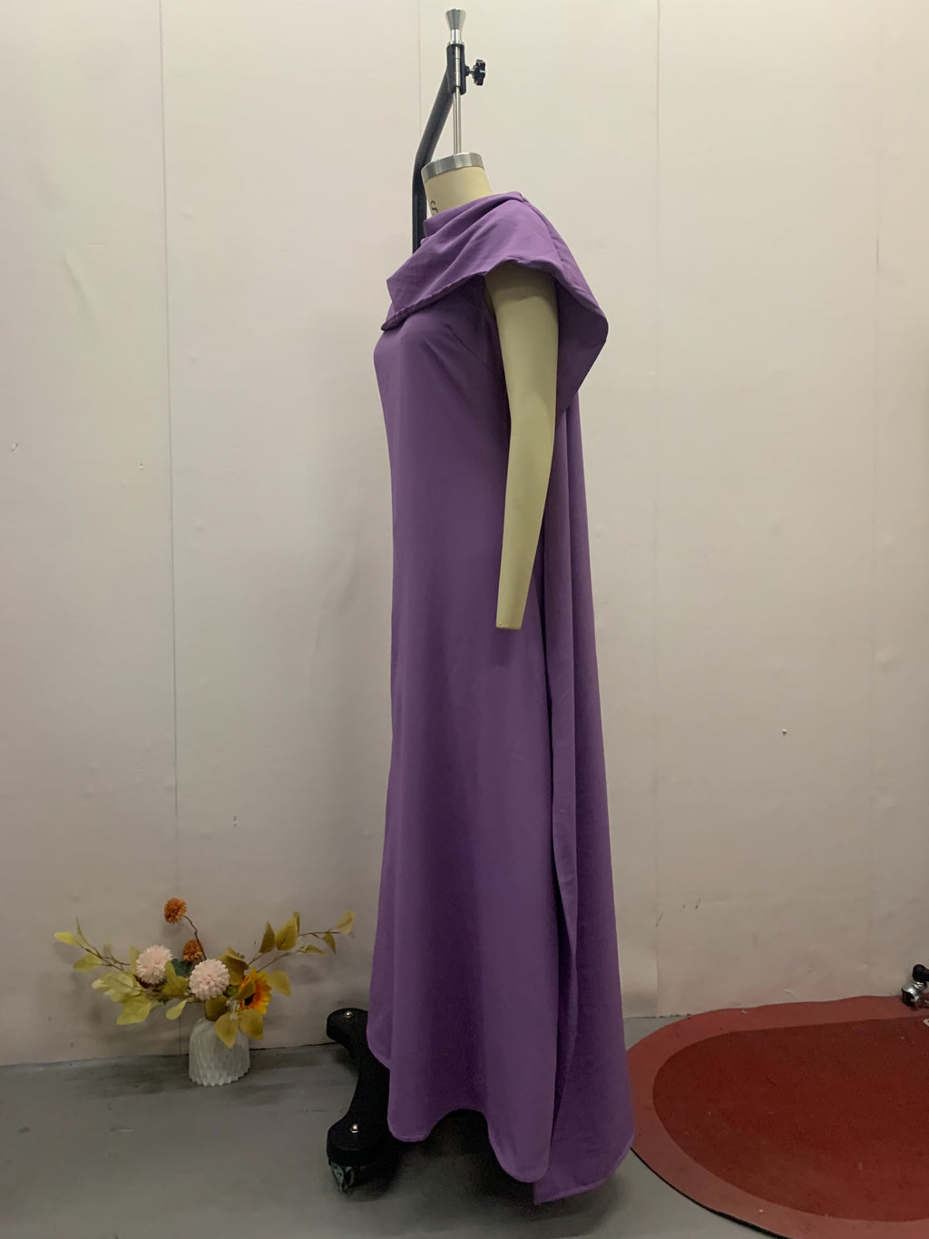 Elegant Solid Sleeveless Long Dress