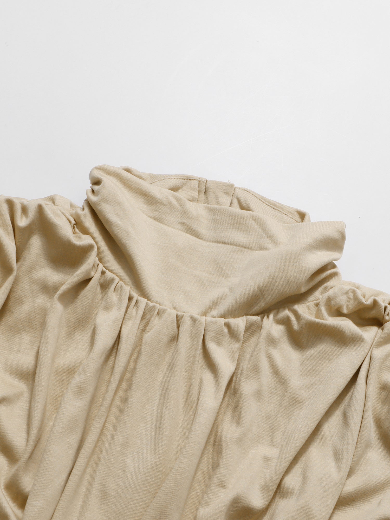 Khaki Cutout Maxi Dress with Draped Knot - SISPELL