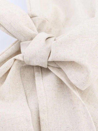 Lapel Solid Patchwork Short Dress - SISPELL