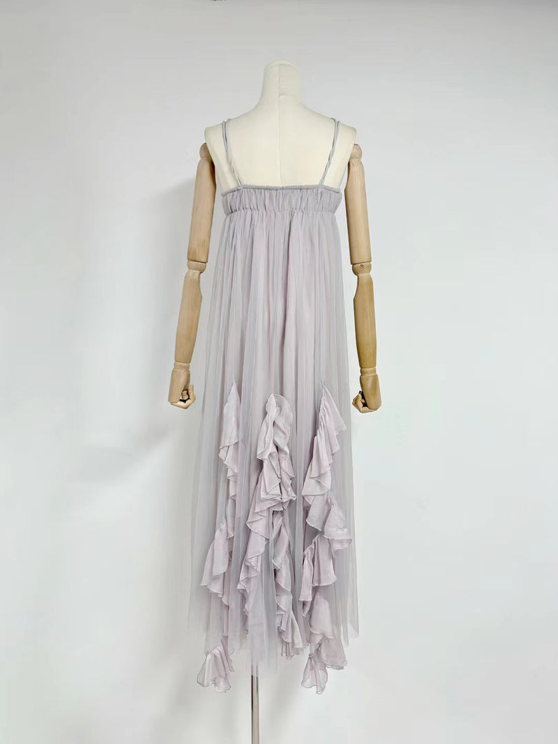Solid Elegant Off Shoulder Long Dress