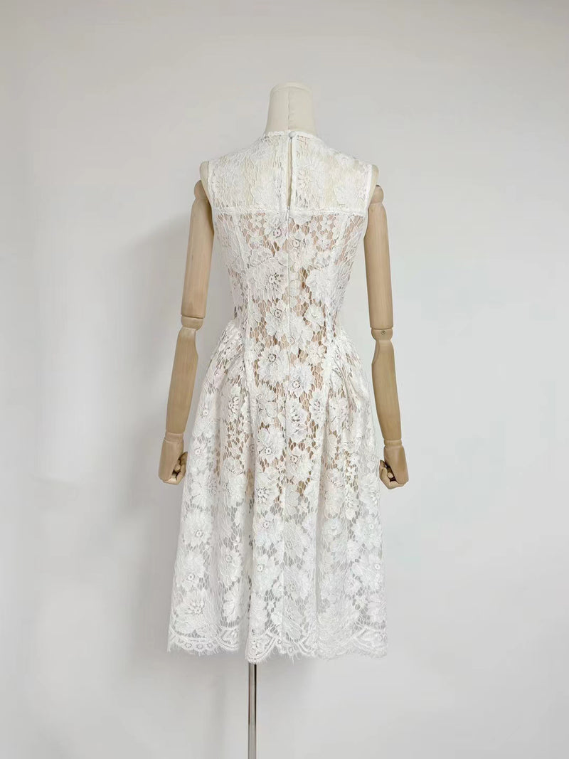 Temperament Sleeveless Midi Dress