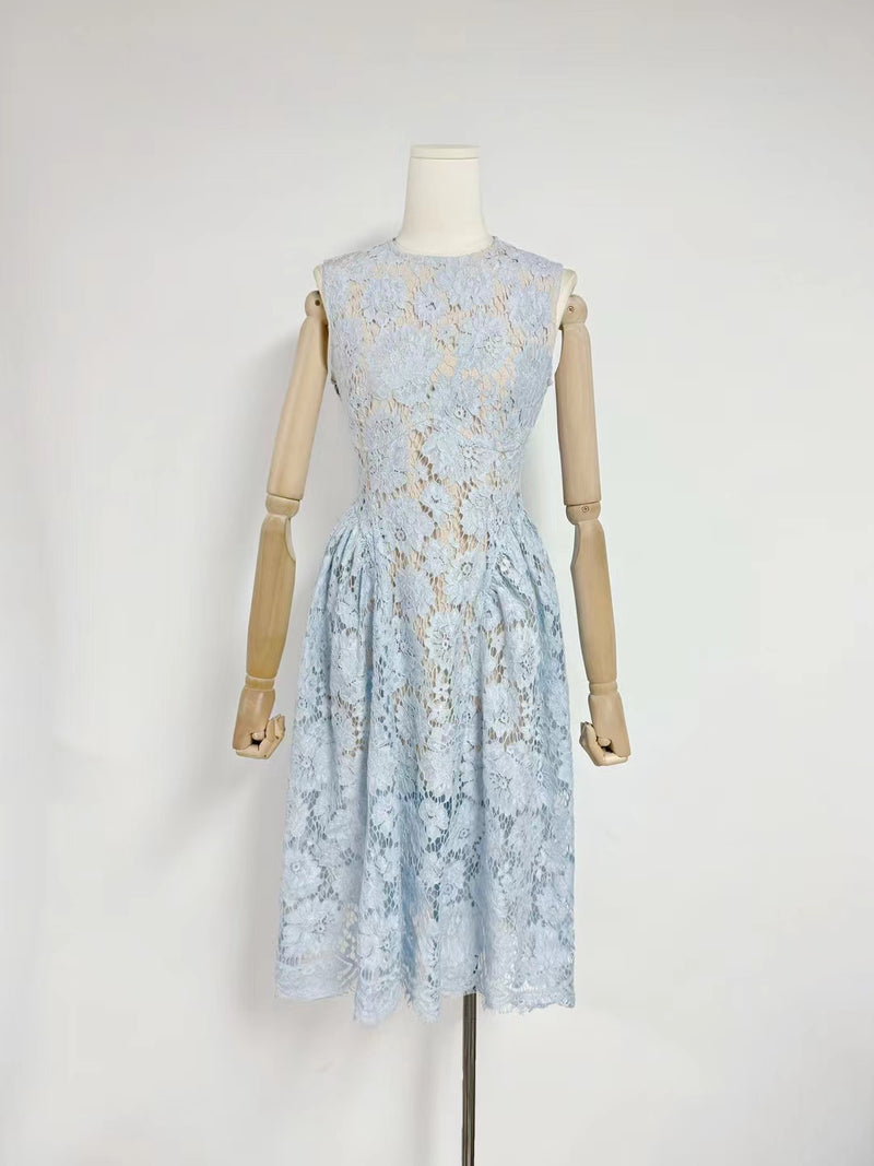 Temperament Sleeveless Midi Dress