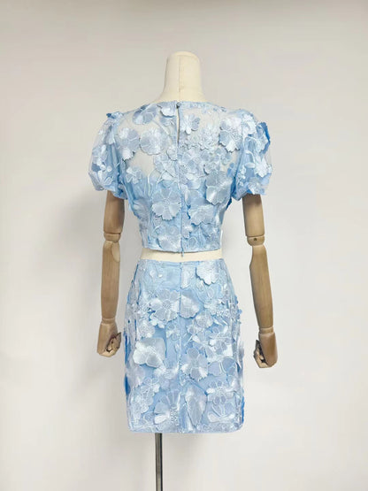 Patchwork Flower Two Piece Set
