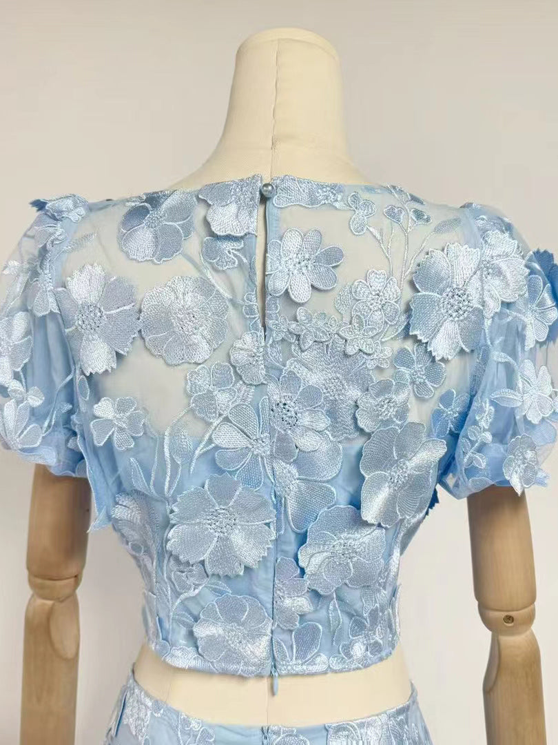 Patchwork Flower Two Piece Set