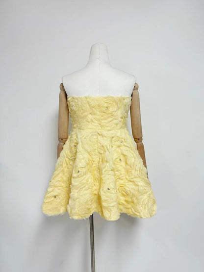 Off Shoulder Ruched Short Dress
